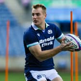 Stafford McDowall during the Scotland team run at Scottish Gas Murrayfield.