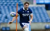 Ben Muncaster during the Scotland team run at Scottish Gas Murrayfield.