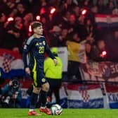 Scotland's Ryan Gauld during the 1-0 win over Croatia at Hampden. (Photo by Craig Williamson / SNS Group)