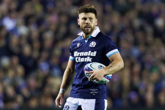 Ali Price in action for Scotland against Fiji earlier this month.