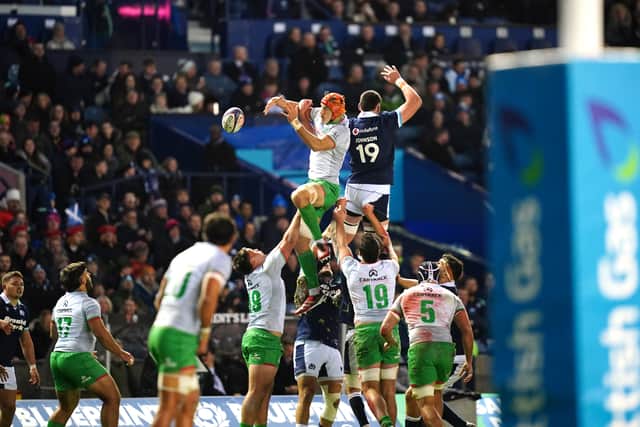 The lineout was a problem at times for Scotland against Portugal.
