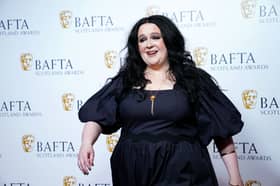 Ashley Storrie arriving at the BAFTA Scotland Awards in Glasgow. Picture: Jane Barlow/PA Wire