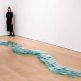 Installation view of Barry Le Va: In a State of Flux at the Fruitmarket Gallery in Edinburgh 