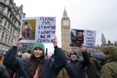 Farmers protest in central London over the changes to inheritance tax (IHT) rules. Picture: PA