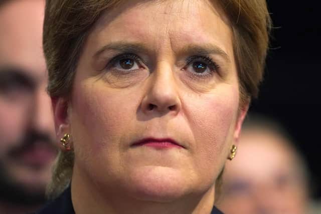 Former first minister Nicola Sturgeon
