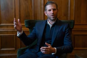 Eric Trump at Trump International Golf Links near Balmedie