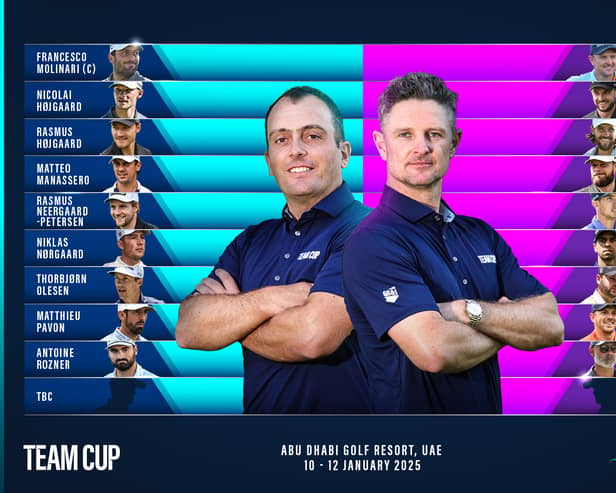 Francesco Molinari and Justin Rose will be the team captains in the 2025 Team Cup