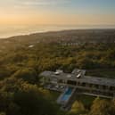 The five-bedroomed house has incredible views out to North Wales