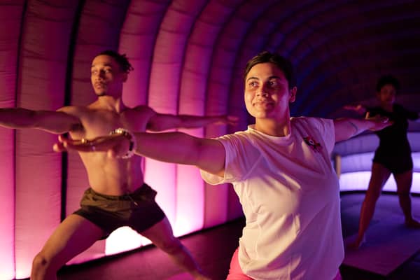 Hotpod Yoga class