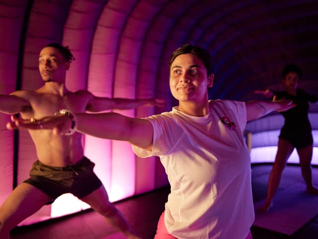 Hotpod Yoga class