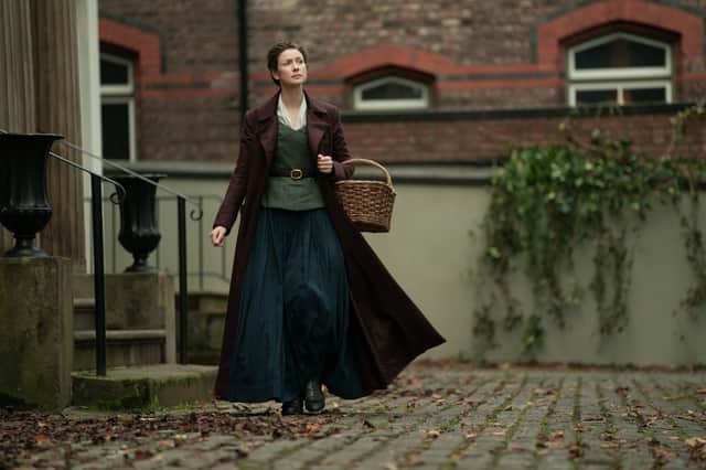 Caitríona Balfe as Claire Fraser in Outlander season 7.