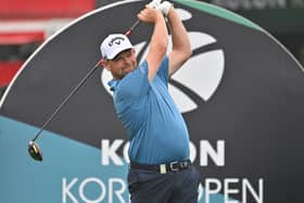 David Drysdale pictured playing in the Kolon Korea Open on the Asian Tour this year. 
