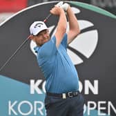 David Drysdale pictured playing in the Kolon Korea Open on the Asian Tour this year. 