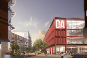 Exterior of proposed new Dundee and Angus College building 