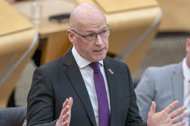 First Minister John Swinney (Picture: Jane Barlow)