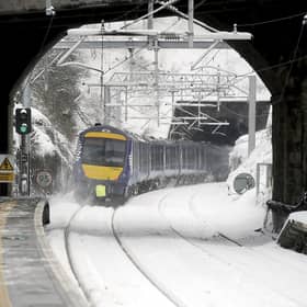 ScotRail trains will need to be cancelled due to the fallen tree. Picture: Michael Gillen