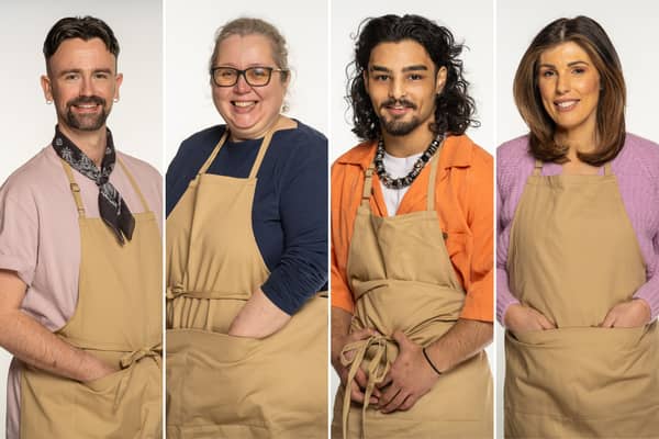 Christiaan, Gill, Dylan and Georgie all made it to the 2024 Bake Off semifinal. 