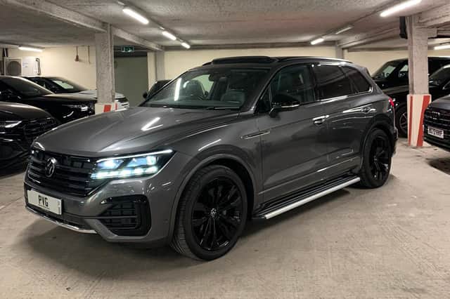 The car belonging to St Johnstone striker Nicky Clark which was stolen in Dundee on Wednesday night.