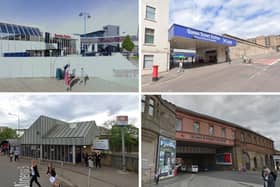 Four of Scotland's busiest train stations.
