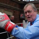 John Prescott campaigns for Labour ahead of the 2015 general election at an amateur boxing club in Redcar (Picture: Ian Forsyth)