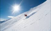 Mike Begley skiing the Back Corries at Nevis Range