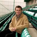 Tony Mowbray during his days as head coach of Hibs. Cr: SNS Group.