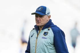 Australia head coach Joe Schmidt during a training session at Murrayfield on November 22, in Edinburgh, Scotland.  (Photo by Paul Devlin / SNS Group)