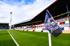 Dundee host Hibs at the Scot Foam Stadium, Dens Park in the William Hill Premiership. (Photo by Rob Casey / SNS Group)