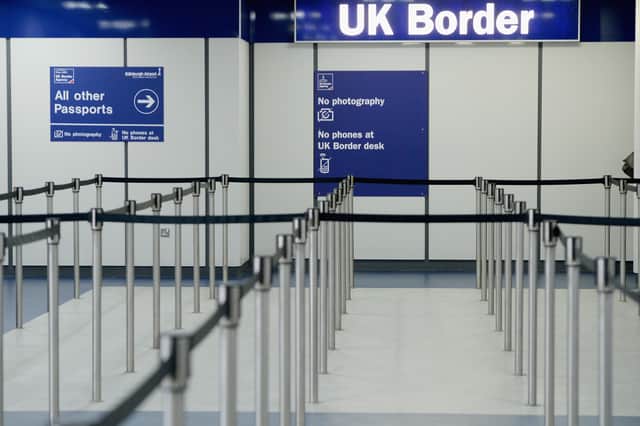 A Scottish immigration system could allow people to live and work in Scotland, but not other parts of the UK (Picture: Jeff J Mitchell)