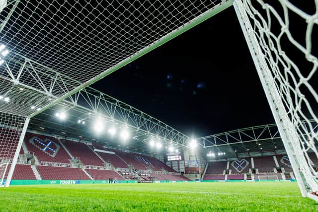 Hearts host Celtic at Tynecastle in the William Hill Premiership. (Photo by Mark Scates / SNS Group)