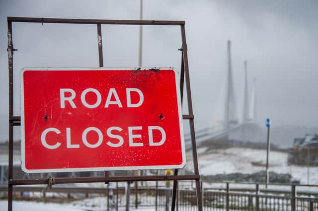 The closure of the Queensferry Crossing due to the risk of falling ice led traffic to be diverted over the Forth Road Bridge.