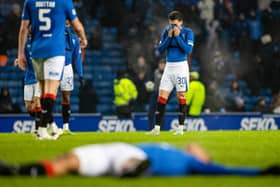 Ianis Hagi's face says it all as Rangers drew 1-1 with Dundee Utd at Ibrox.