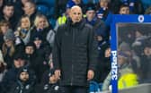 Rangers manager Philippe Clement watches on.