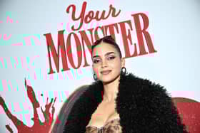Melissa Barrera at the New York premiere of her new film 'Your Monster'. Cr: Getty Images.