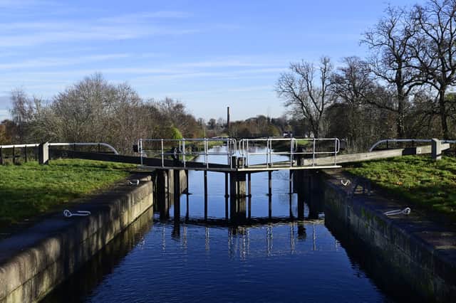 One of the locks on the Forth & Clyde Canal on the section in Falkirk that will remain closed until March 2026