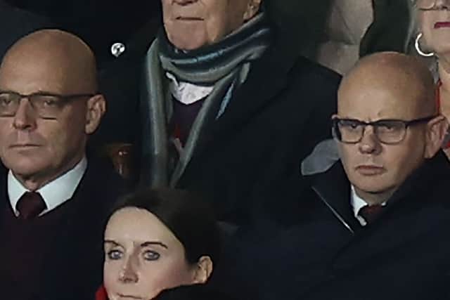 Patrick Stewart, right, is being heavily linked with the Rangers CEO role.