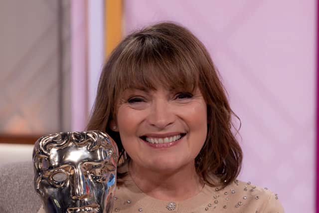 Lorraine Kelly with her BAFTA, awarded for the 'Lorraine' TV show, London, May 2024. 