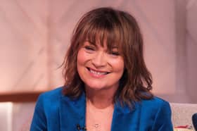 Lorraine Kelly presenting her daily 'Lorraine' ITV show last month.  