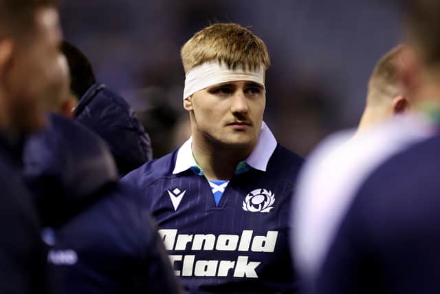 Freddy Douglas made his Scotland debut off the bench against Scotland.