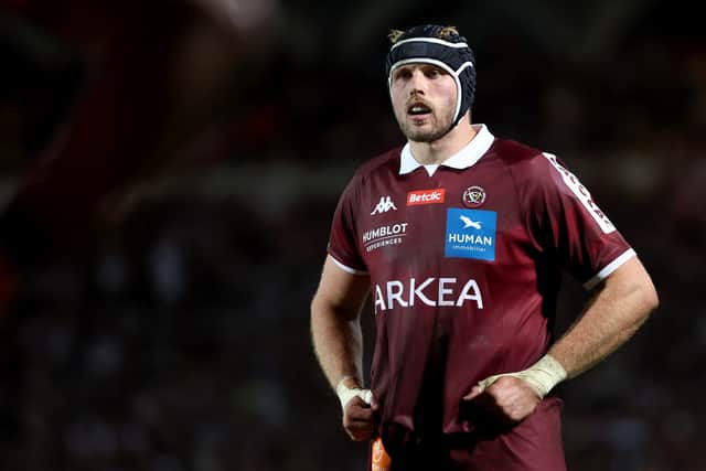Bordeaux-Begles' Scottish lock Jonny Gray.