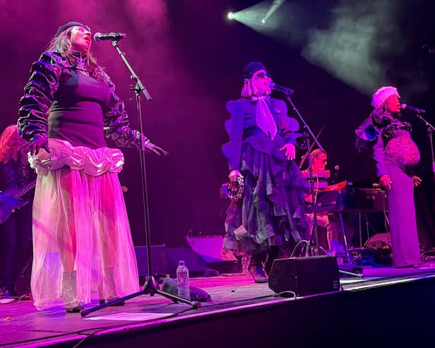 American band Say She She played Glasgow this week.