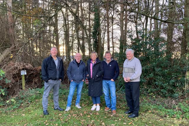 Residents in Elphinstone are angry developers are pushing ahead with plans to remove woodlands and create a footpath over their amenity land