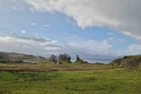 The island of Lismore, on the west cost of Scotland 
