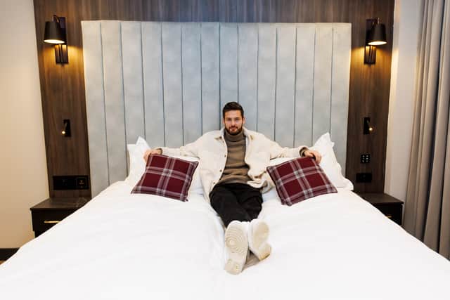 Hearts opened the Tynecastle Park Hotel this year.