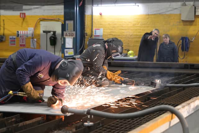 Construction has started to build a new Type 26 frigate HMS Sheffield, with the shipbuilding programme supporting thousands of jobs in Scotland.