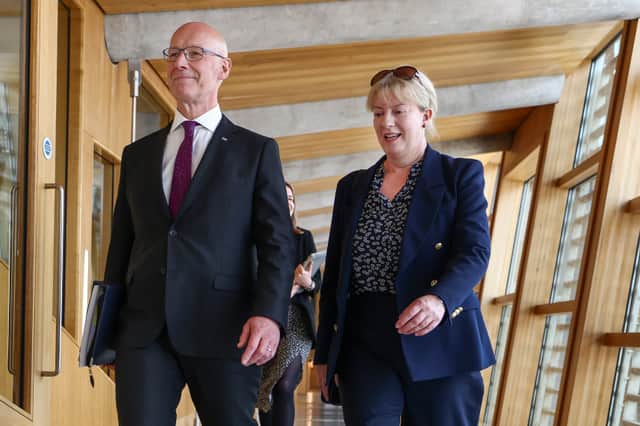 First Minister John Swinney and finance secretary Shona Robison  (Picture: Jeff J Mitchell)