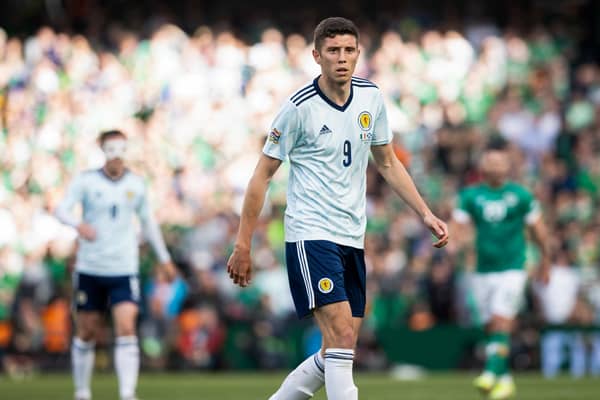 Scotland international Ross Stewart has saw his injury comeback delayed further. Cr: SNS Group.