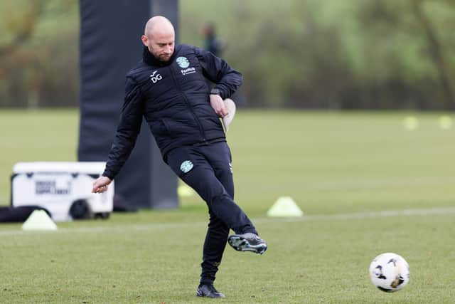 Hibs head coach David Gray reported a happier return to training this week.