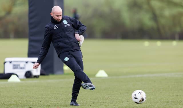 Hibs head coach David Gray reported a happier return to training this week.