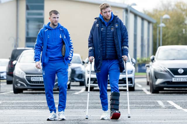 Kilmarnock's Stuart Findlay will be out until next year.